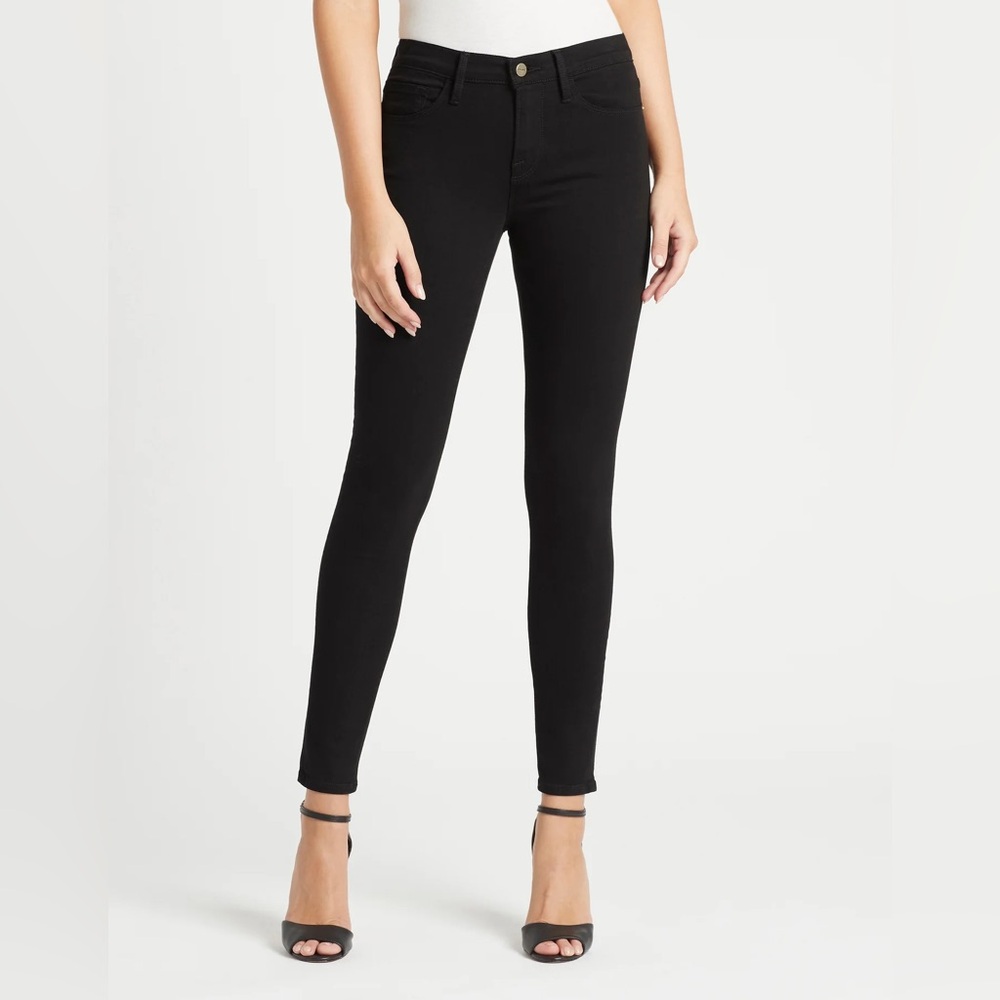 Frame Denim women's Le Skinny de Jeanne Jeans Black, 28